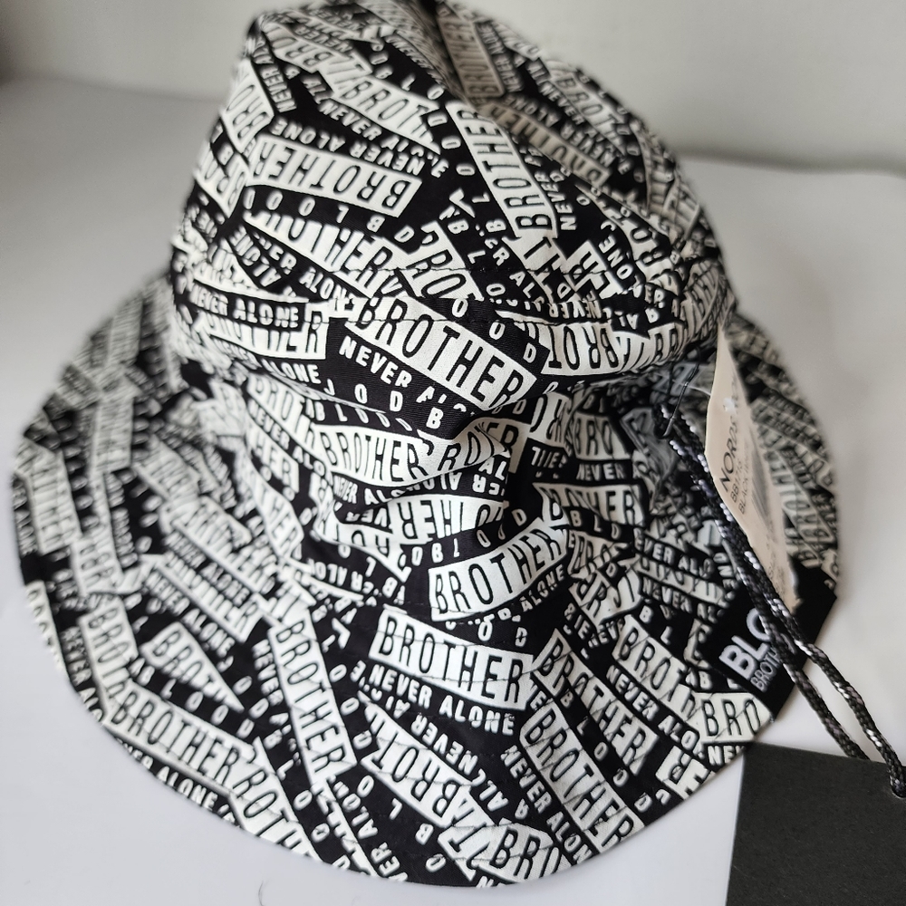 Blood Brother Logo Print Bucket Hat